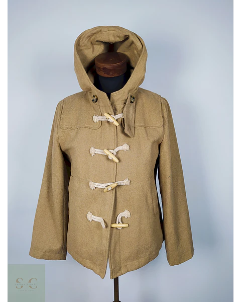 Abrigo Montgomery Camel Pur Colore TALLA XS