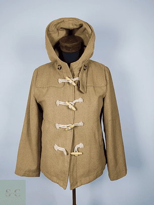 Abrigo Montgomery CAMEL Talla XS PUR COLORE - AP332