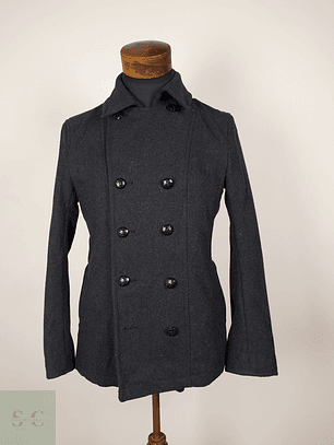 Abrigo Marinero Plomo Talla S Michael Klein - AP334