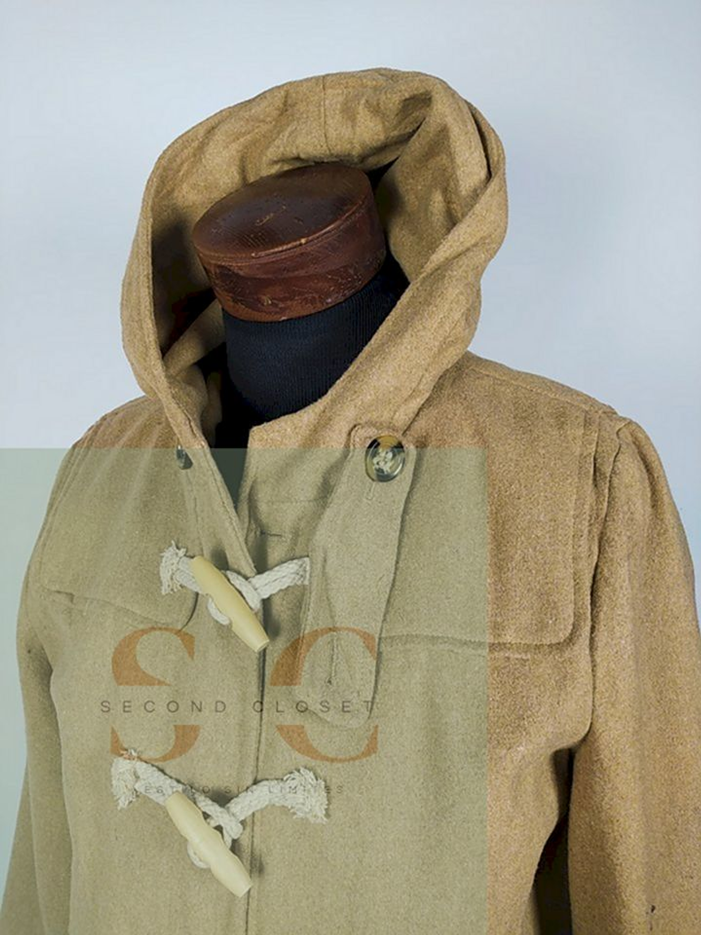 Abrigo Montgomery CAMEL Talla XS PUR COLORE - AP332 3