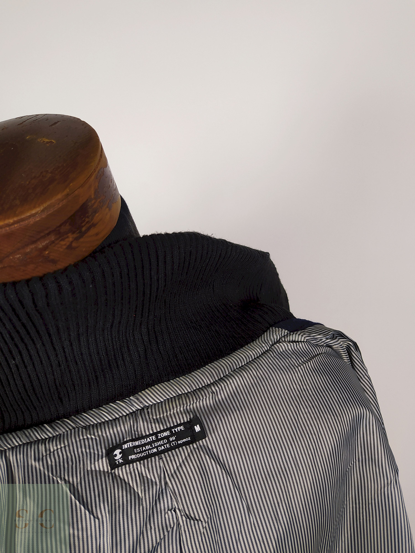 Abrigo lana Corto Azul Talla S TK Japan - AP269 5