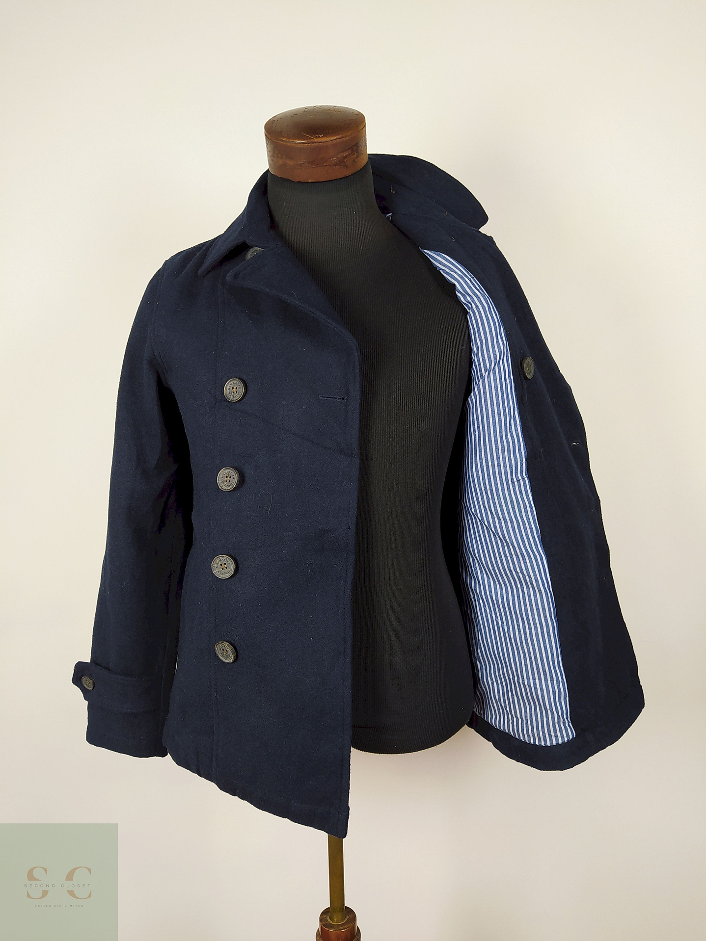 Abrigo Marinero Azul Talla XS MHTF - AP272 4