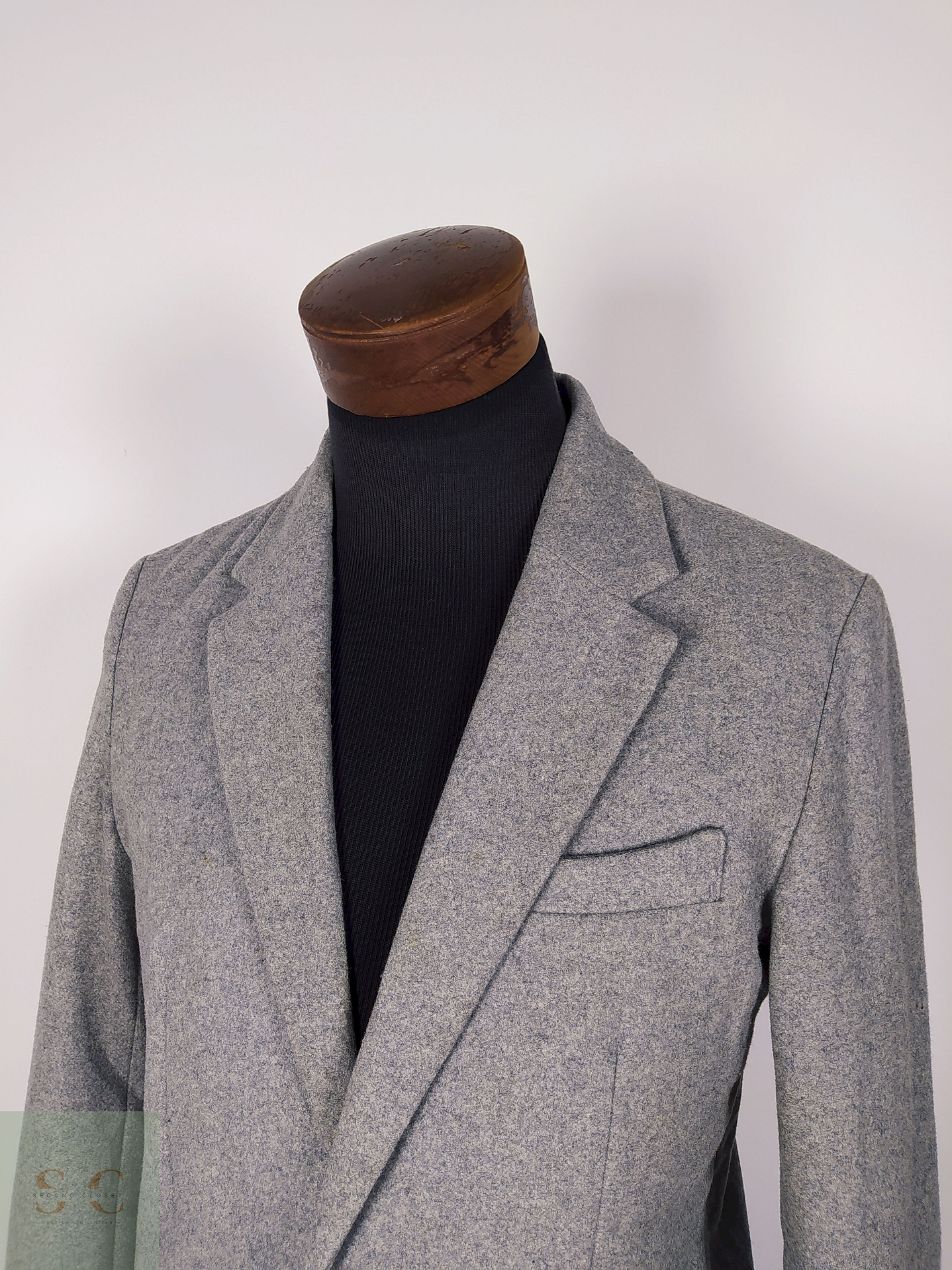 Abrigo lana elagante gris Talla SM SENSE OF PLACE  3