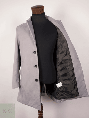 Abrigo semi formal Gris TALLA SM NAVI