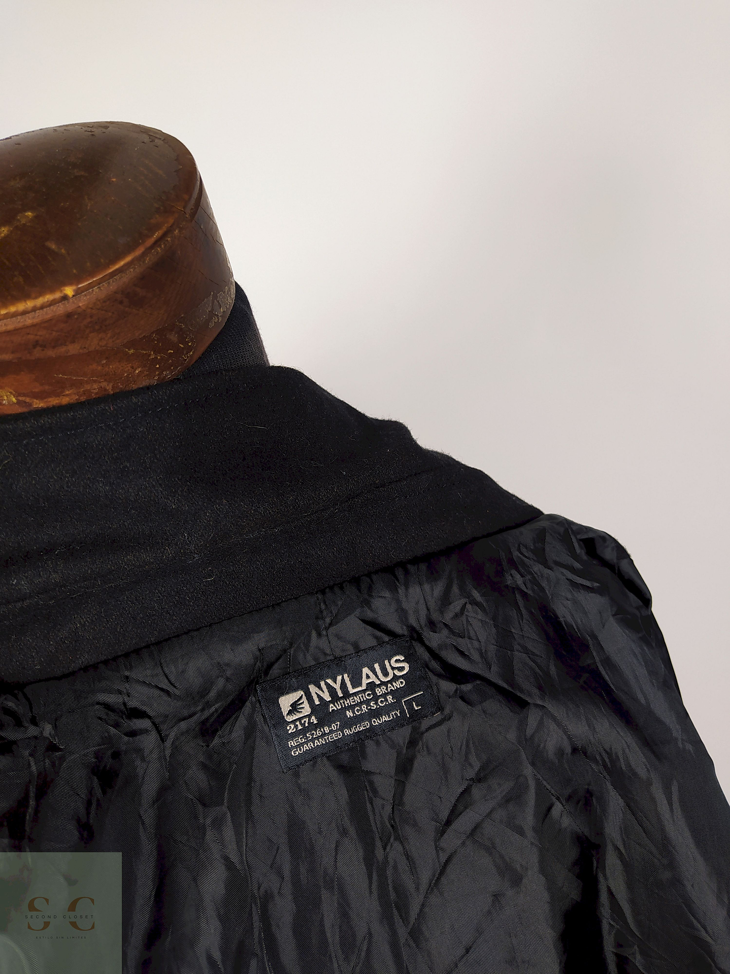 Abrigo marinero negro Talla S NYLAUS - AP328 5