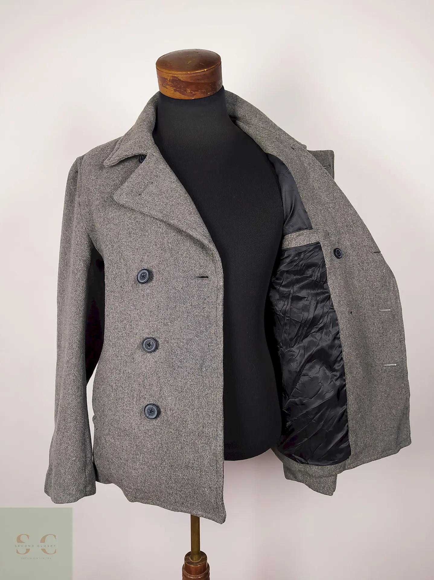 Abrigo Marinero Plomo Talla ML Browny - AP336 4