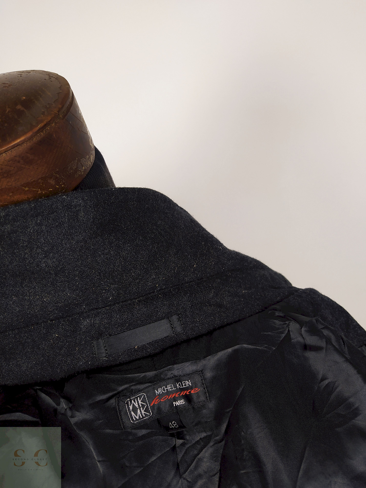 Abrigo Marinero Plomo Talla S Michael Klein - AP334 5