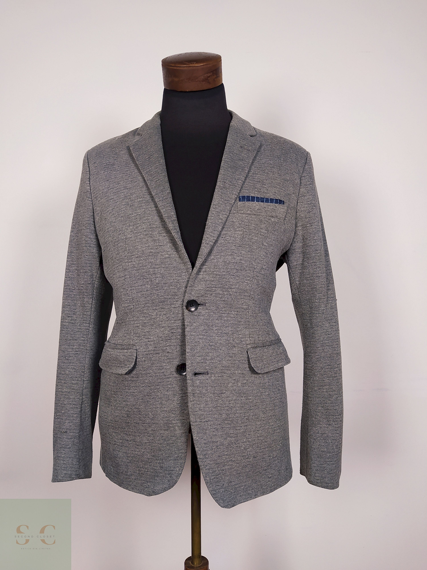 Blazer Plomo Talla M Colins - B1 1