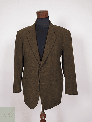 Blazer lana cashmere Café Talla 2XL Boccelo - B4