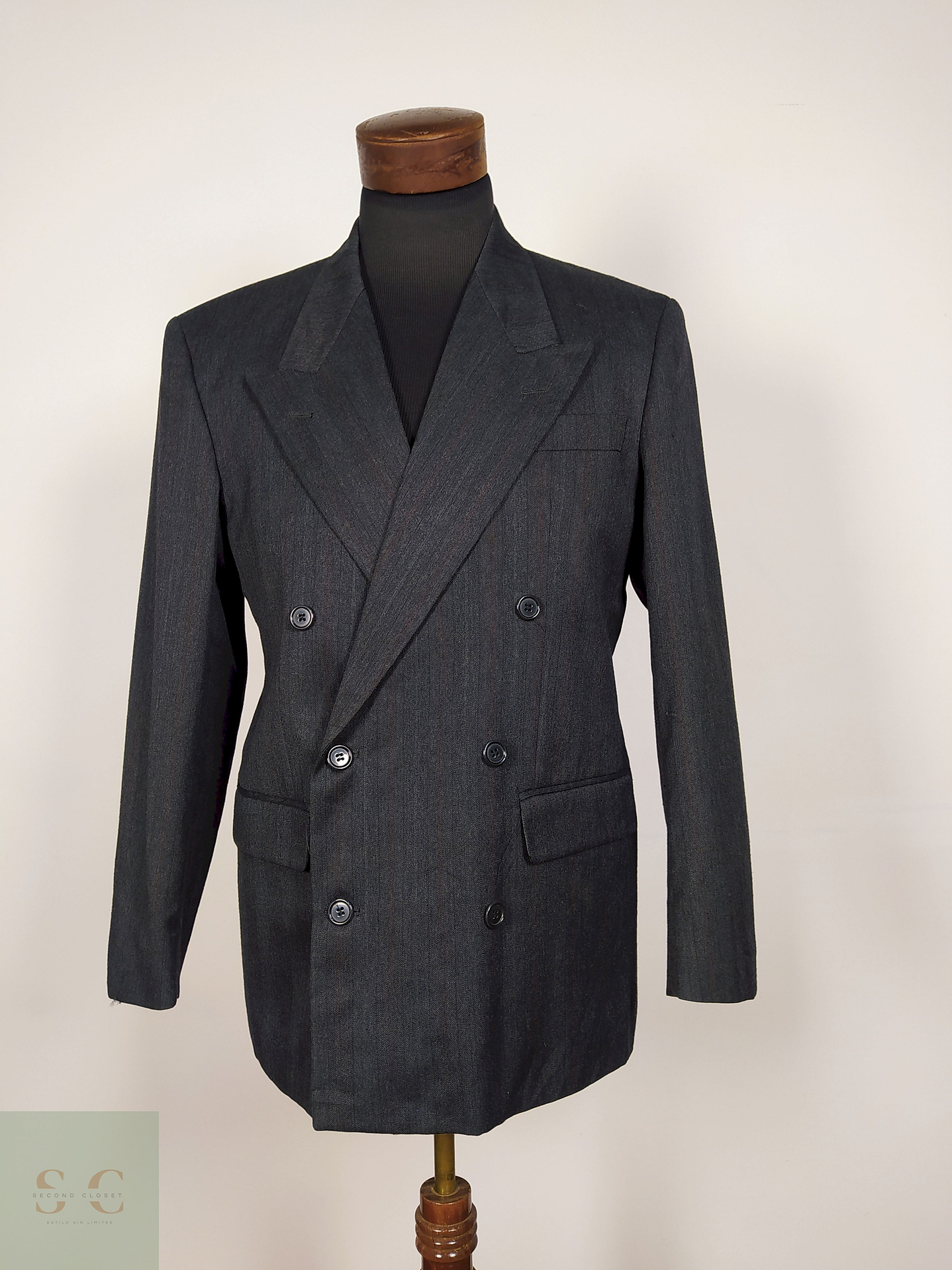 Blazer lana Plomo Talla L Next - B12 1