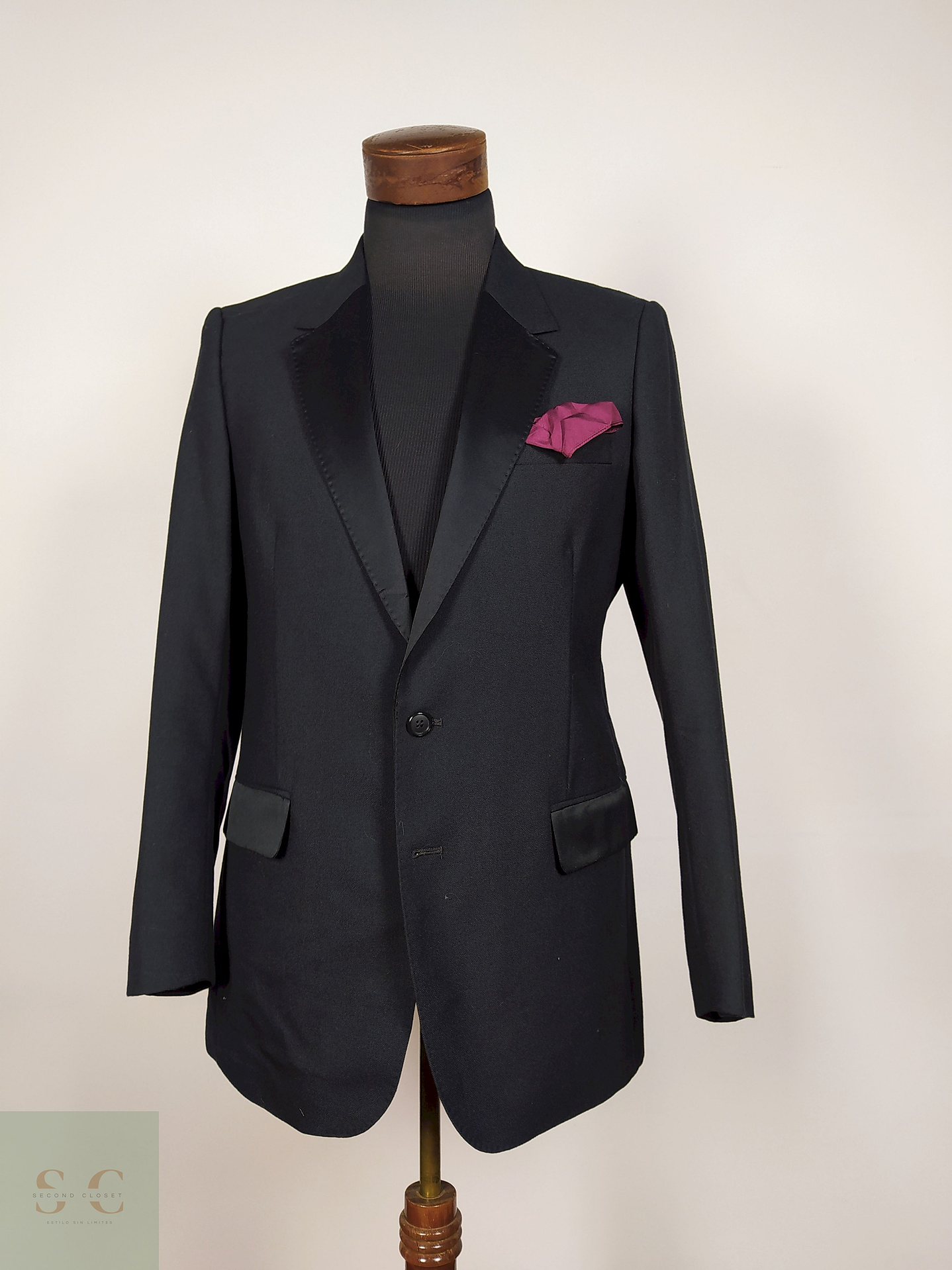 Blazer lana virgen Negro Talla S John Collier - B16 1