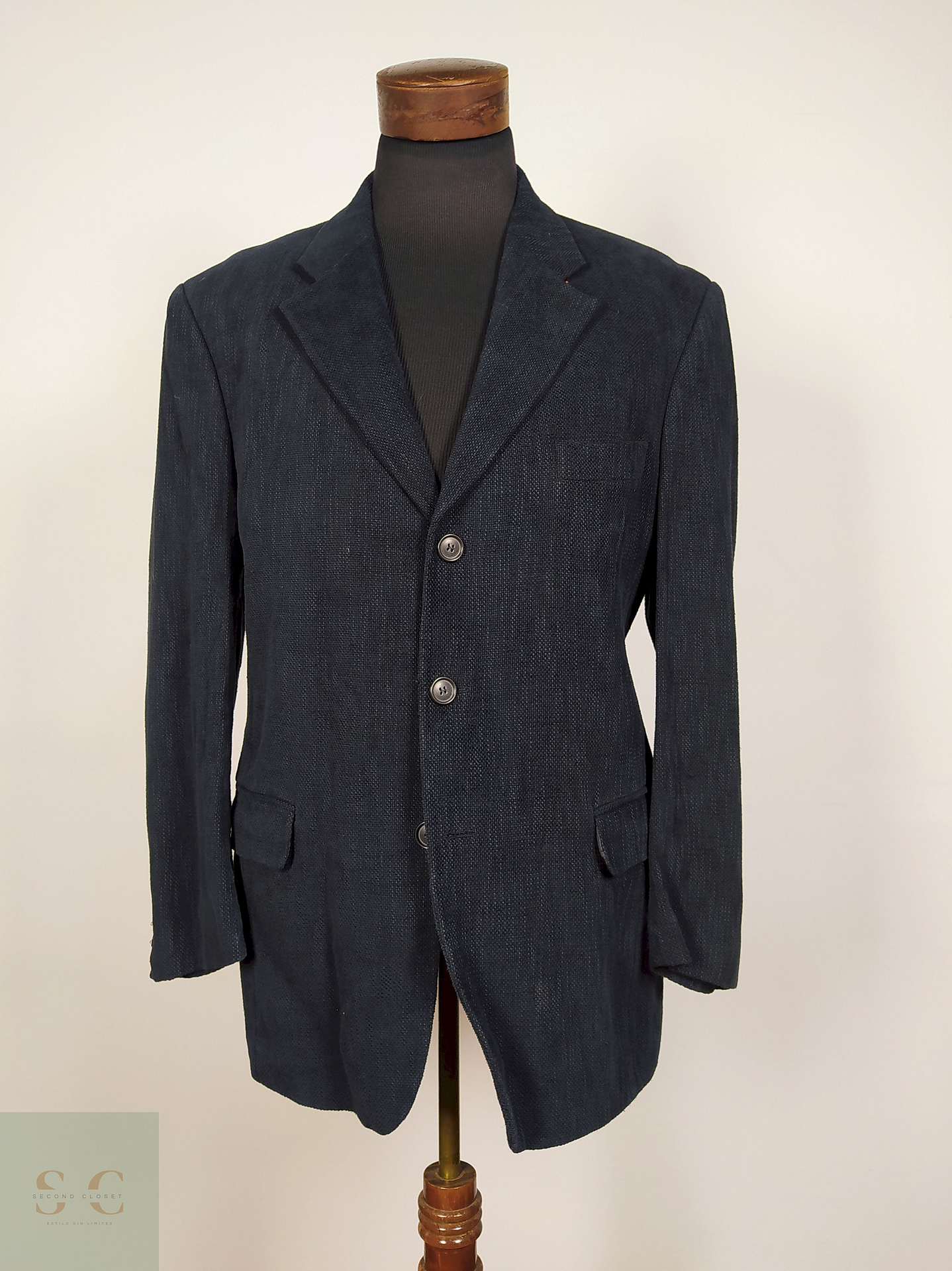 Blazer Negro Talla LXL Marks Spencer - B19 1