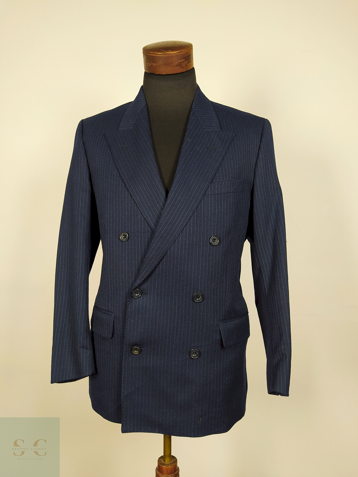 Blazer lana virgen Azul Talla SM Next - B20 1