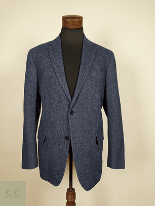 Blazer lana Azul Talla LXL Marks Spencer - B28