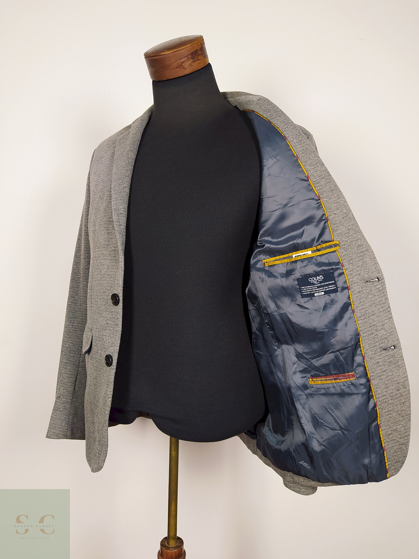 Blazer Plomo Talla M Colins - B1 4