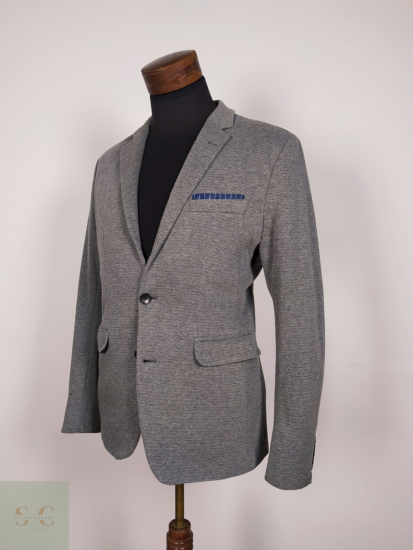 Blazer Plomo Talla M Colins - B1 2
