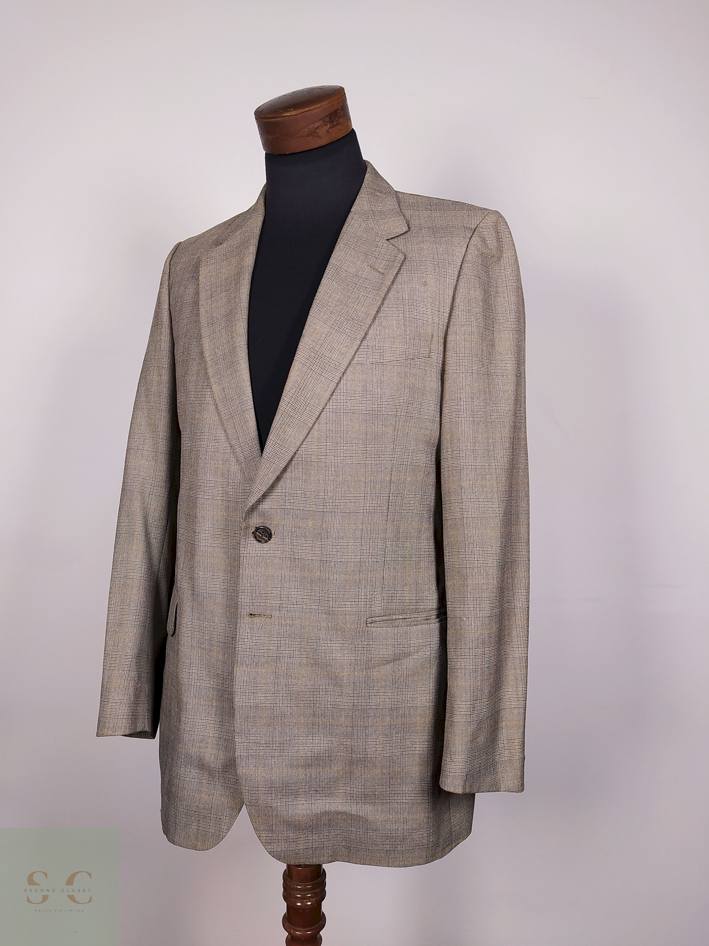 Blazer lana Café Talla SM — - B15 2