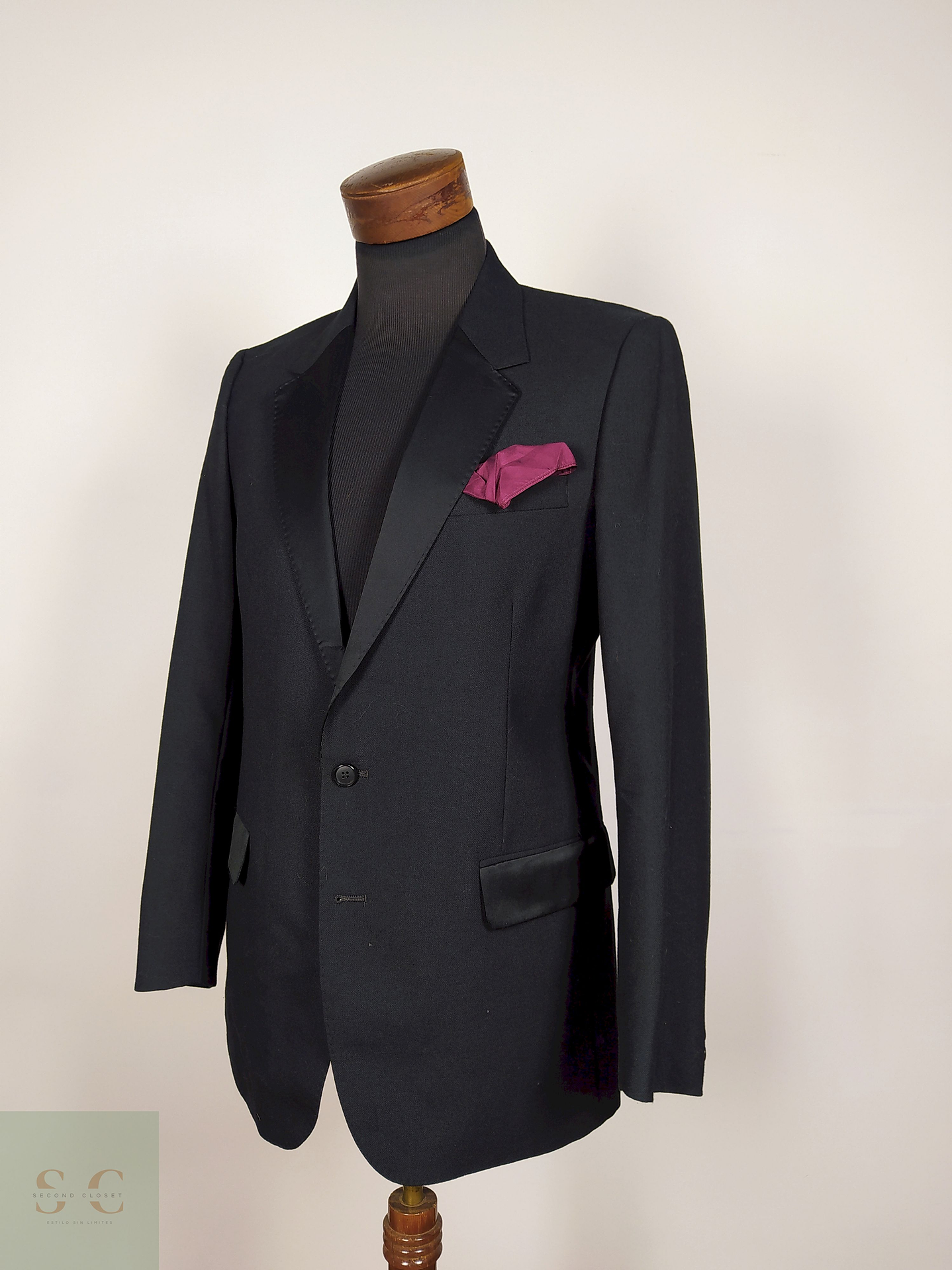 Blazer lana virgen Negro Talla S John Collier - B16 2