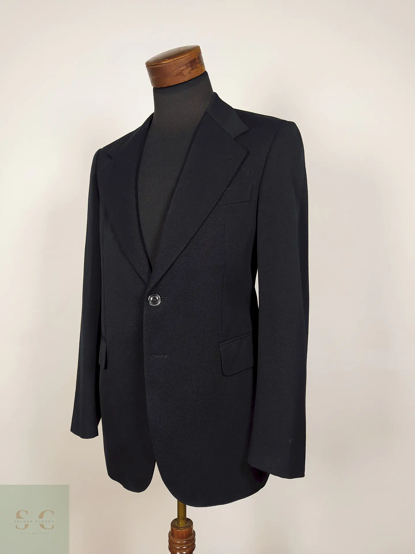 Blazer lana virgen Negro Talla M — Studio Brisant - B17 3