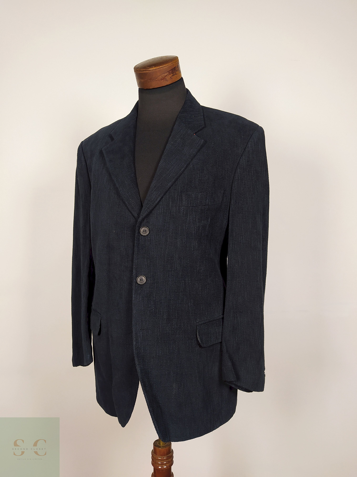 Blazer Negro Talla LXL Marks Spencer - B19 2