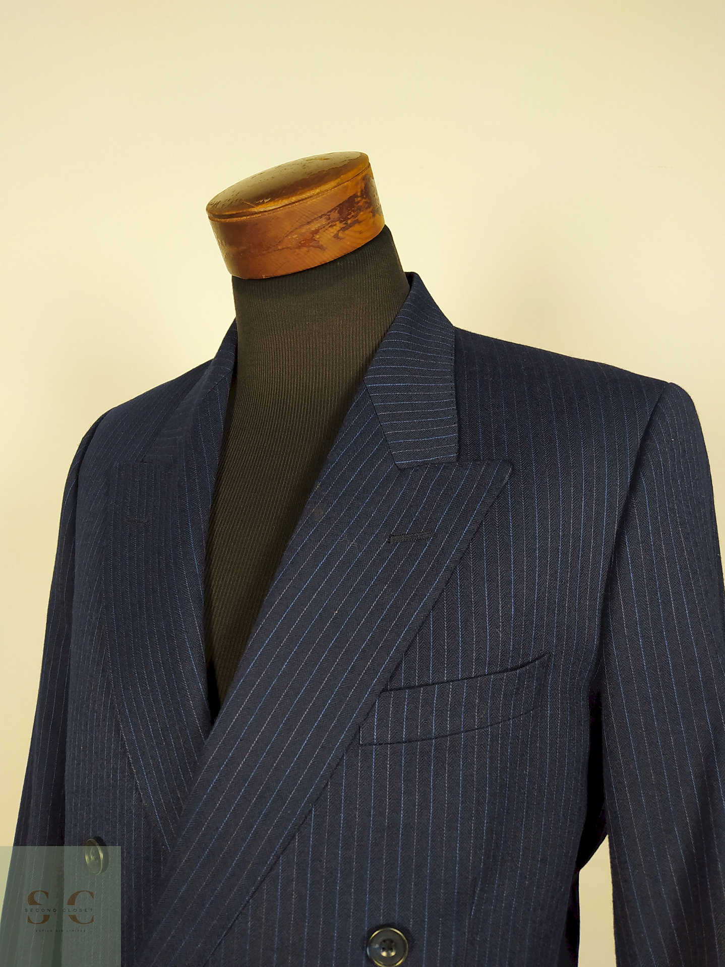 Blazer lana virgen Azul Talla SM Next - B20 3