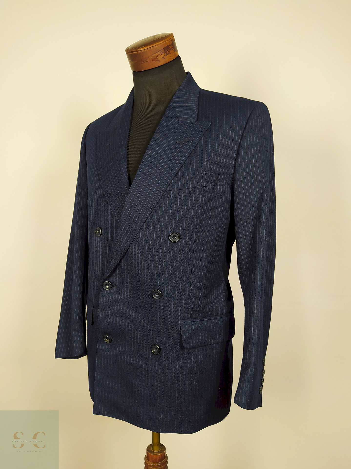 Blazer lana virgen Azul Talla SM Next - B20 4