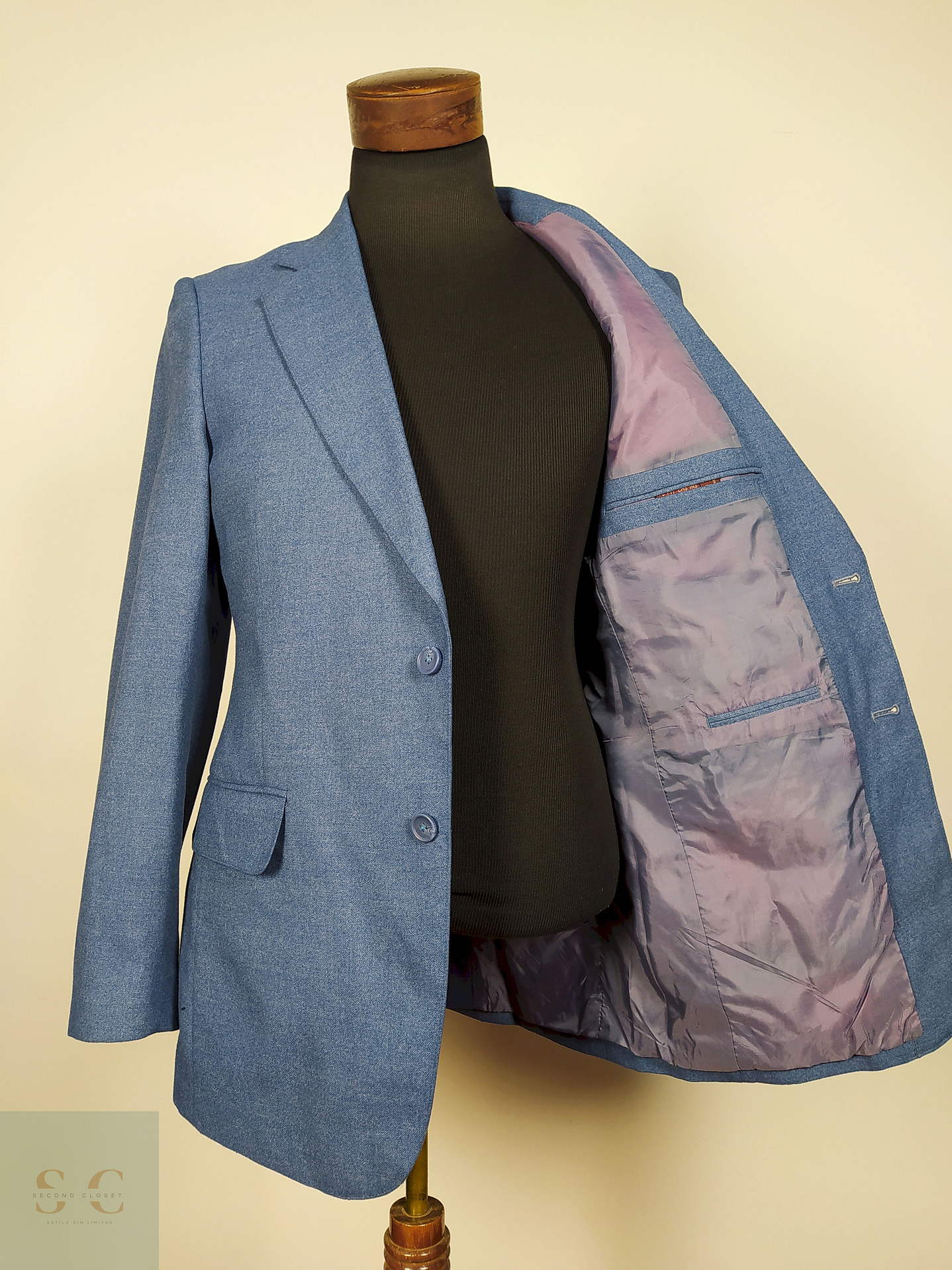 Blazer Azul Talla S Menswear - B21 3