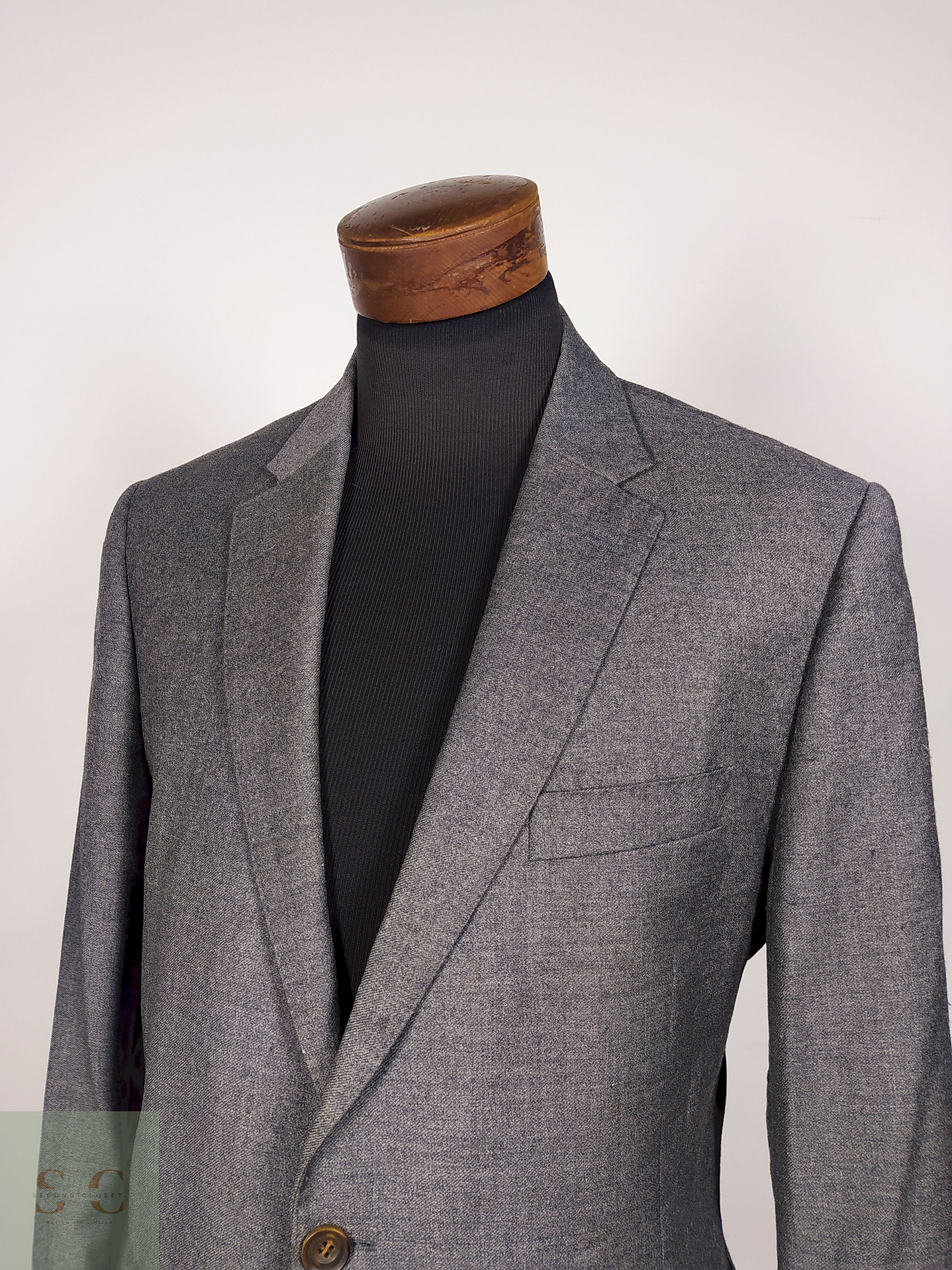 Blazer lana virgen Plomo Talla L Savile Row  3
