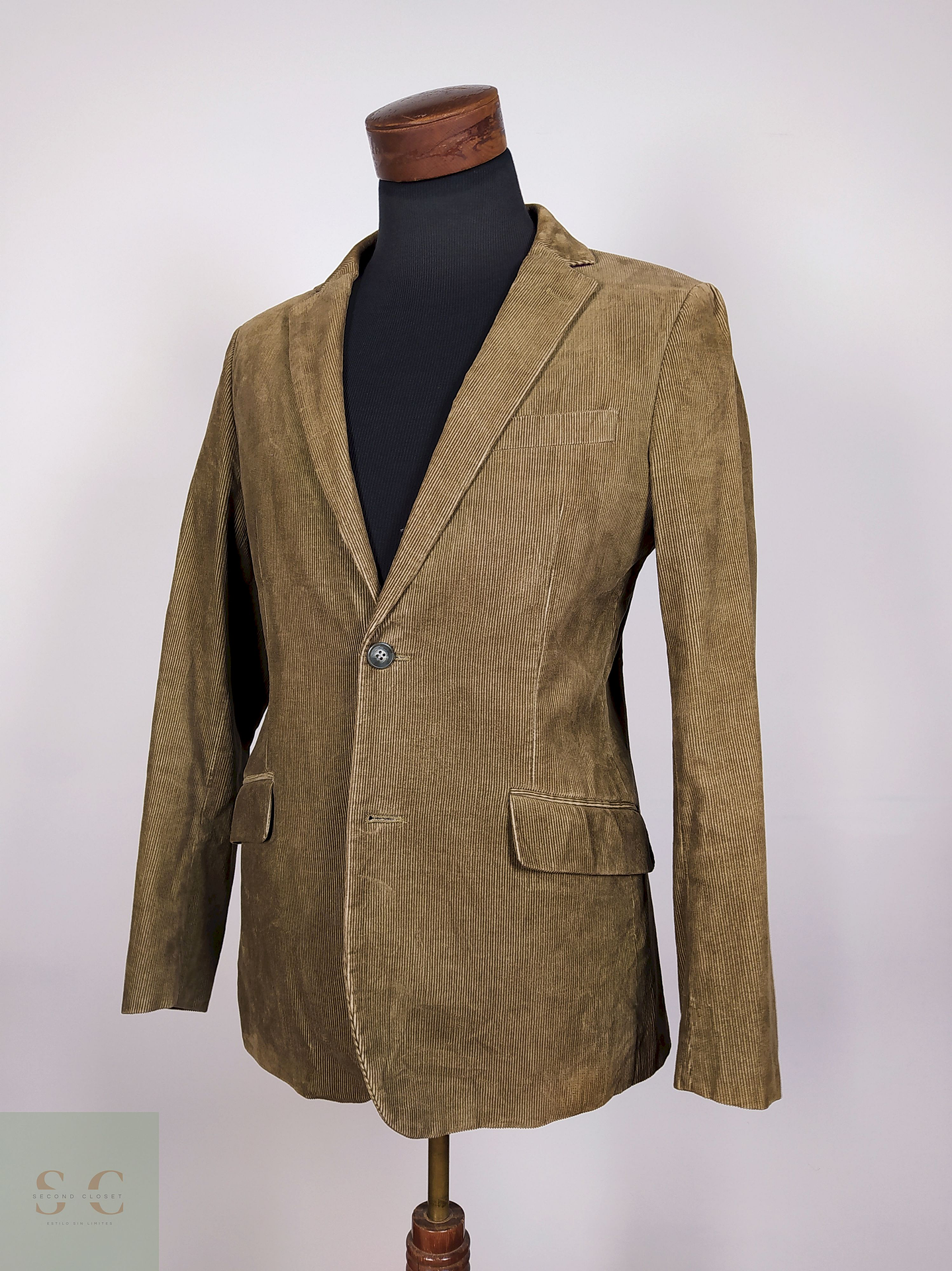 Blazer cotelé Café Talla M Peter Werth - B25 2