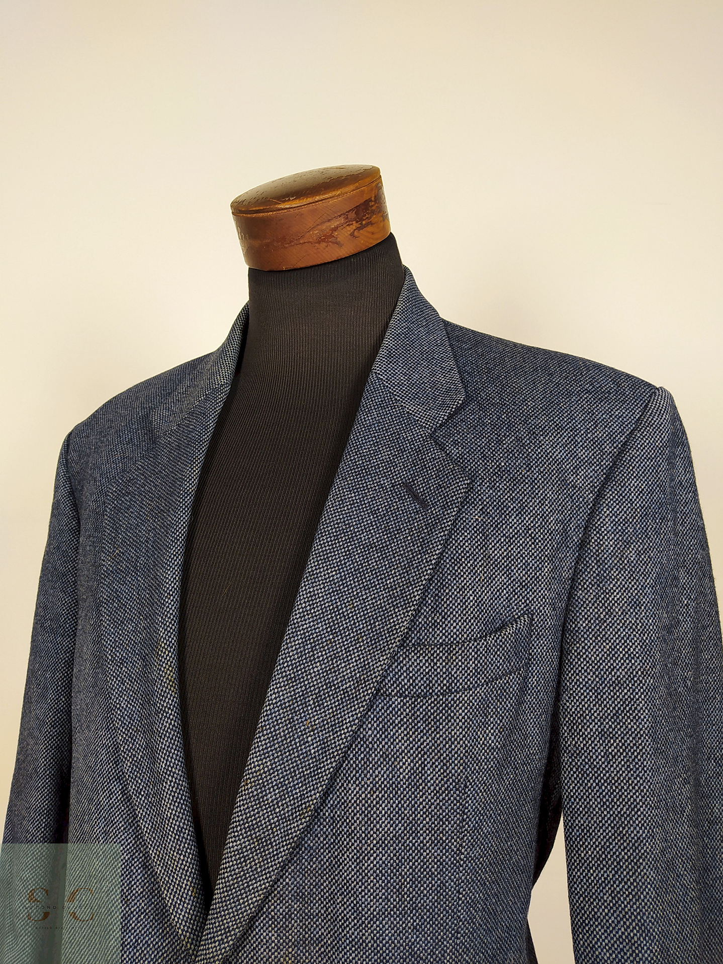 Blazer lana Azul Talla LXL Marks Spencer - B28 3