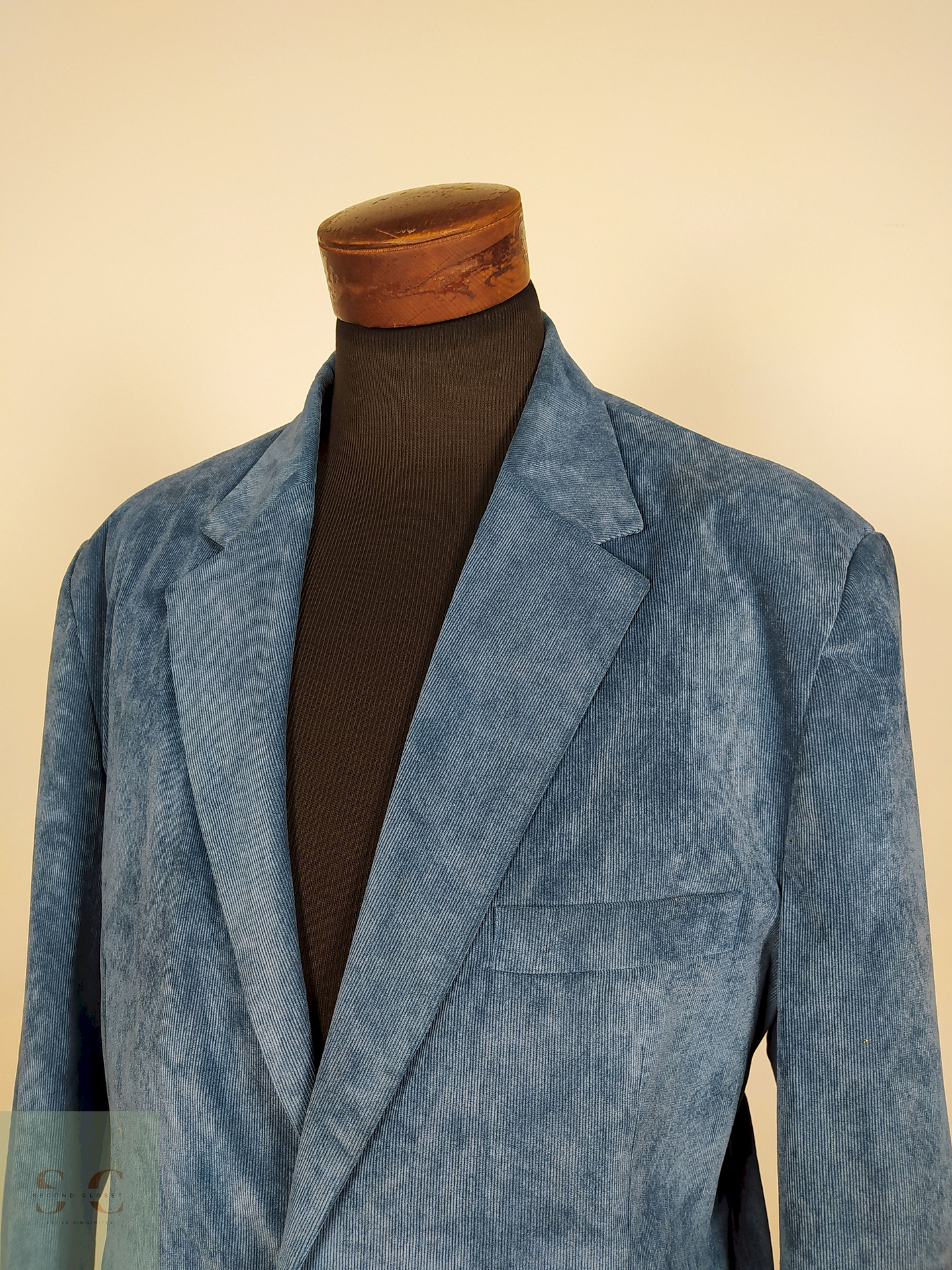 Blazer cotelé Azul Talla XXL — - B29 4