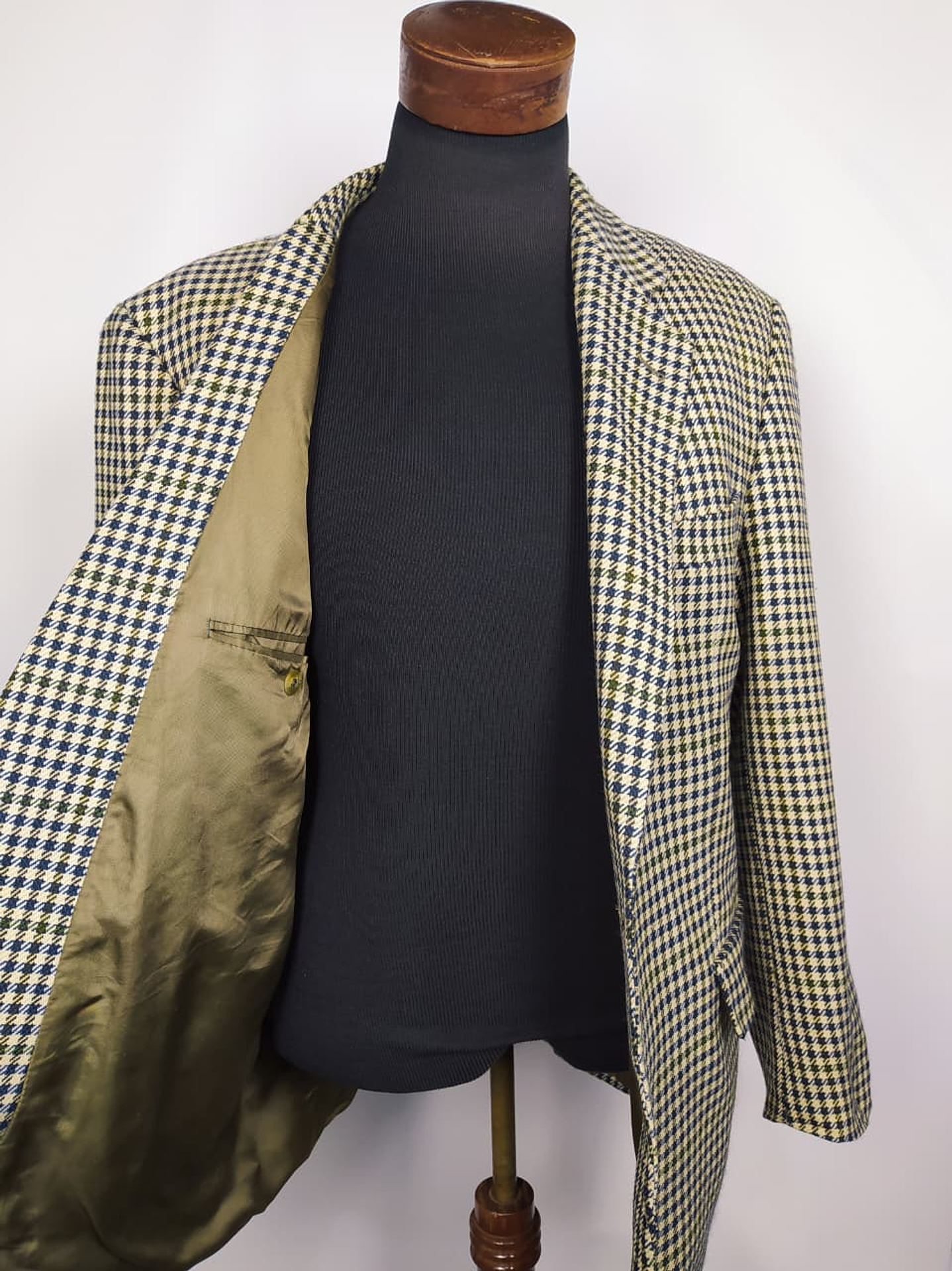 Chaqueta ROY ROBSON pura lana virgen blazer pata de gallo TALLA LXL  4