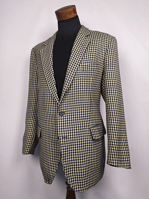 Chaqueta ROY ROBSON pura lana virgen blazer pata de gallo TALLA LXL 