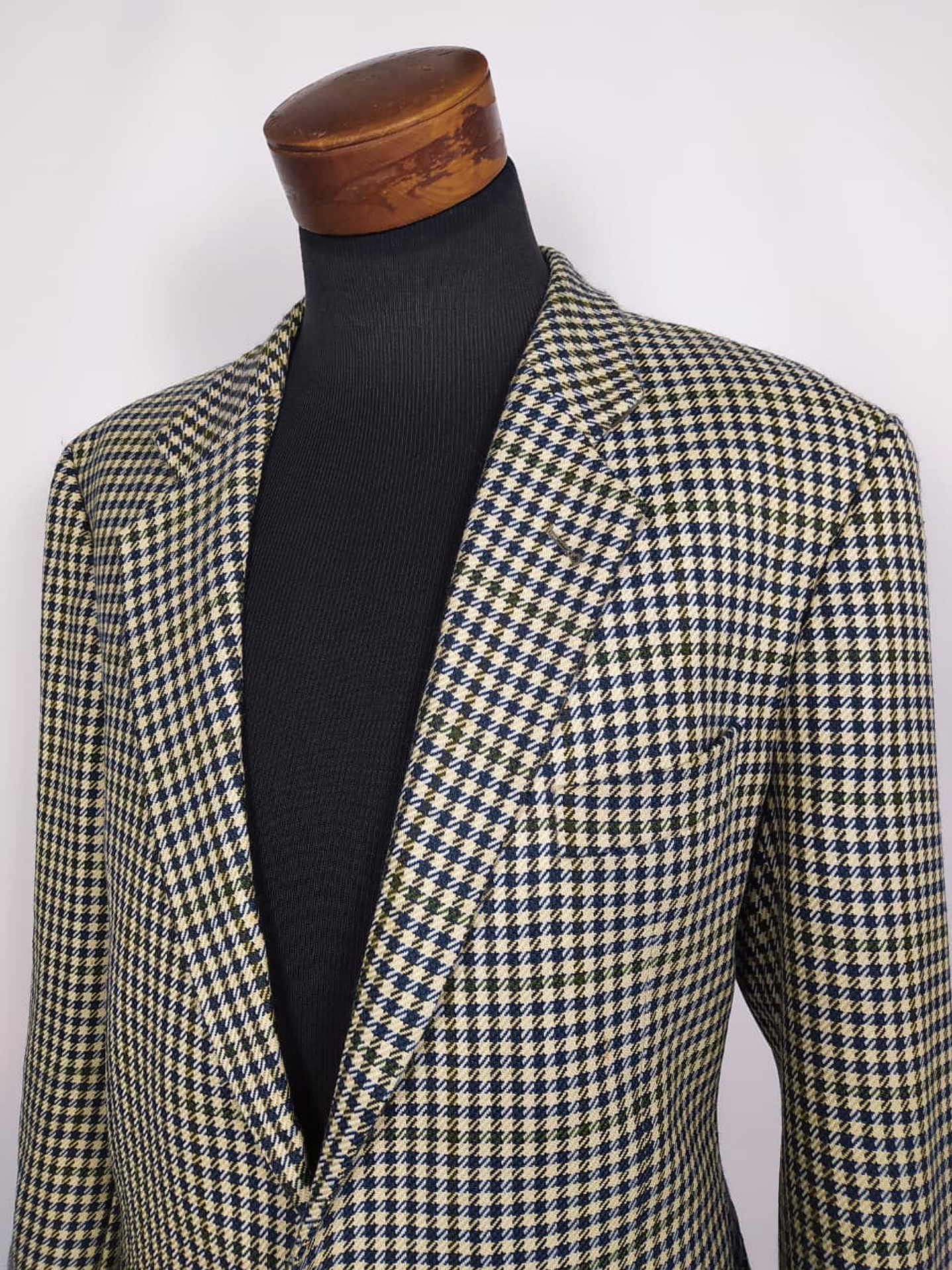 Chaqueta ROY ROBSON pura lana virgen blazer pata de gallo TALLA LXL  3