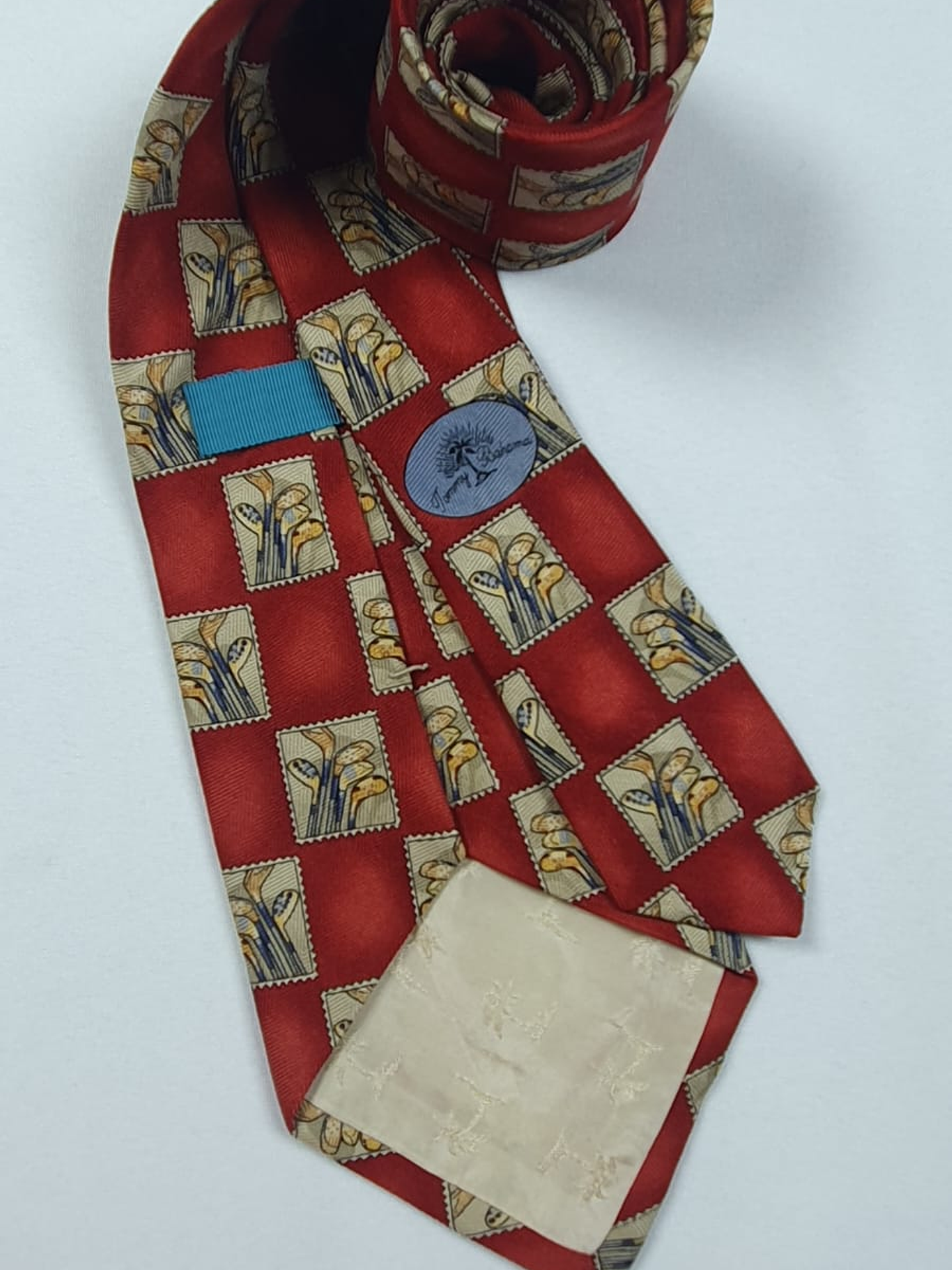 Corbata Tony D'Amico 100% seda – Diseño artístico 2