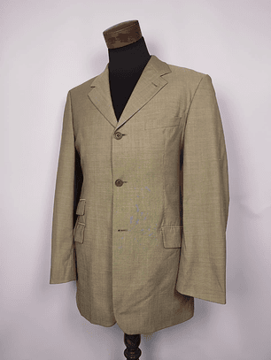 Blazer Hugo Boss beige 100% lana virgen TALLA ML