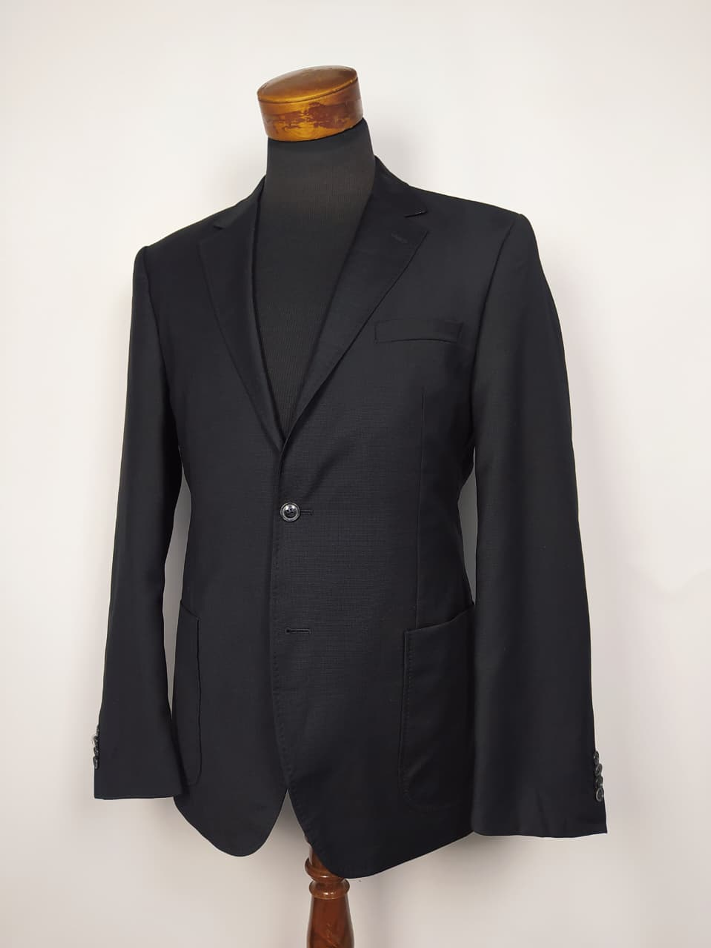 Blazer STONES 100% lana virgen negro TALLA M 1