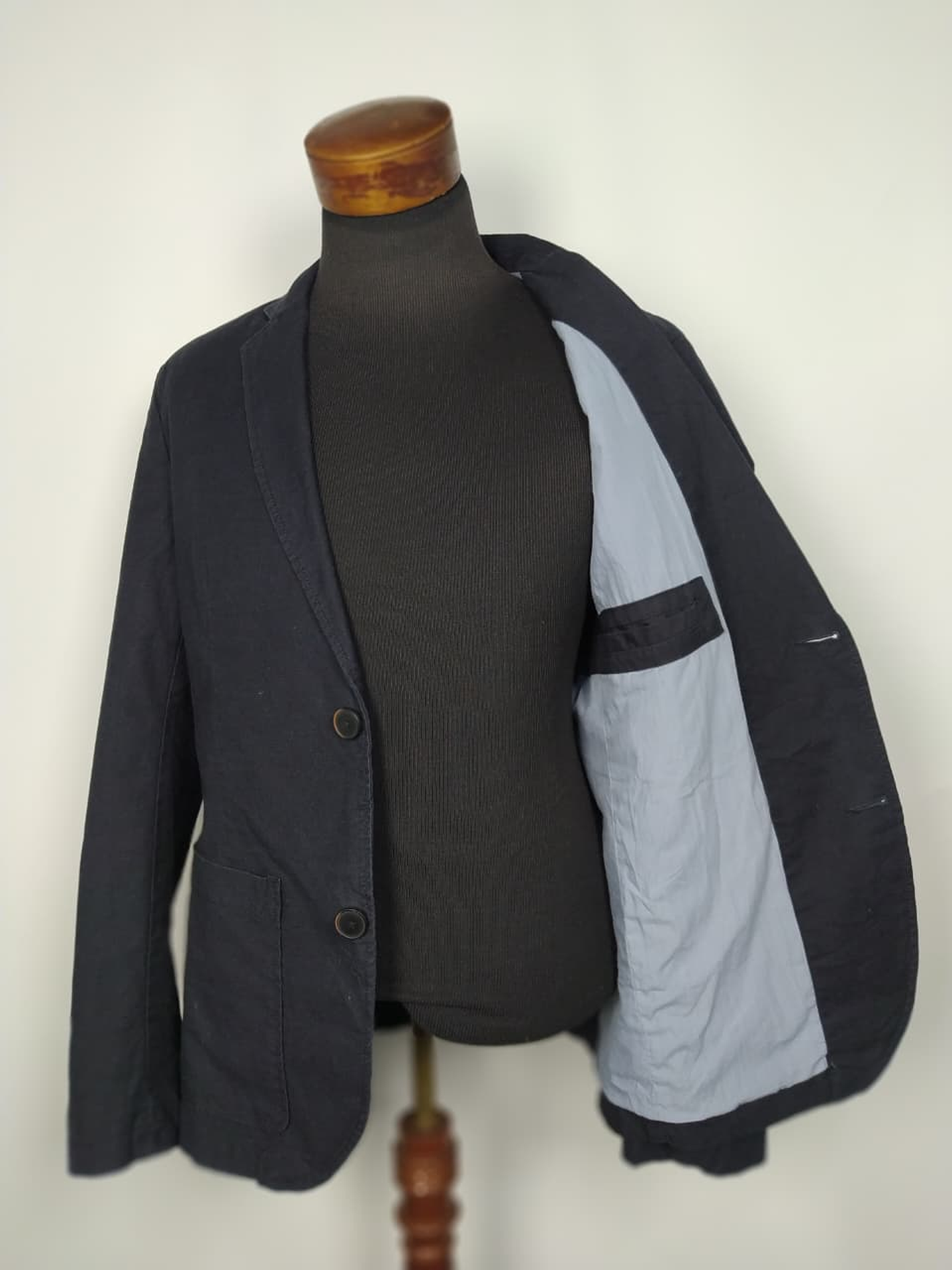 Blazer algodón TOM TAILOR azul TALLA M 2