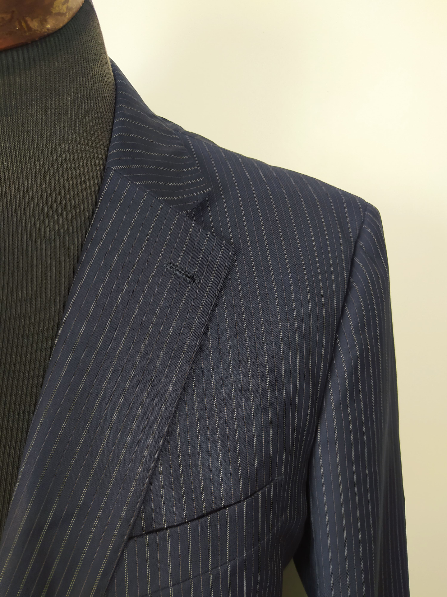 Chaqueta pura lana super 120 Blazer hombre Easy Wear azul TALLA ML 3