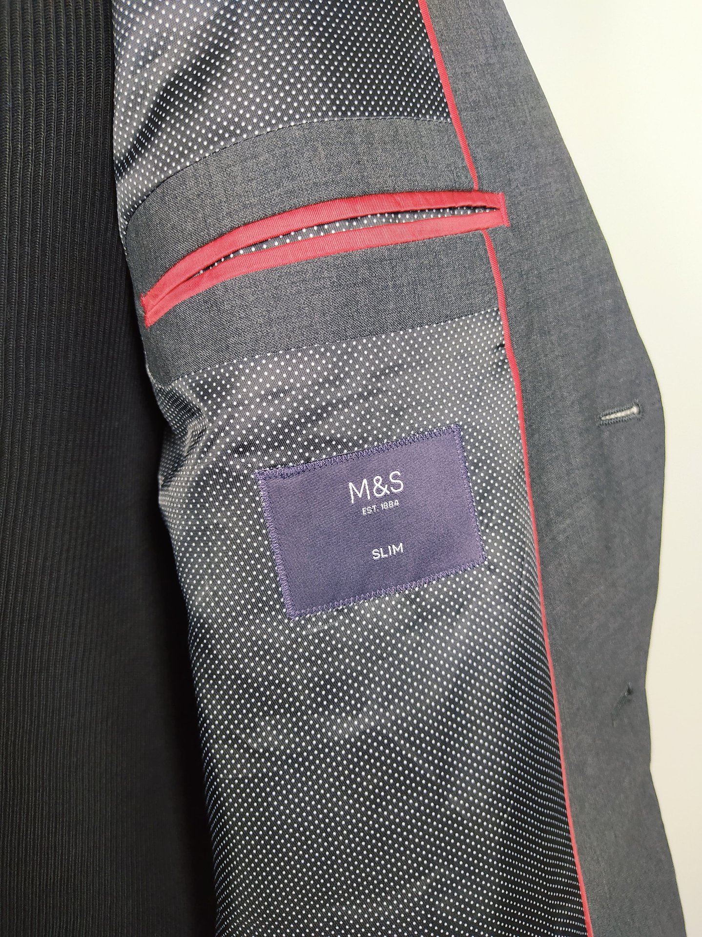 Chaqueta lana Marks & Spencer Blazer hombre TALLA L 5