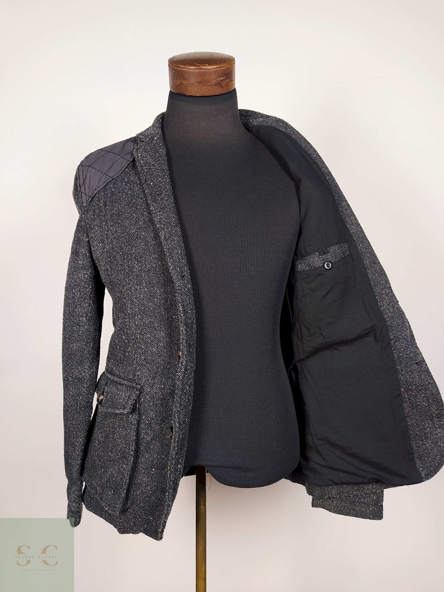 Chaqueta lana slim fit Method London blazer TALLA SM 4