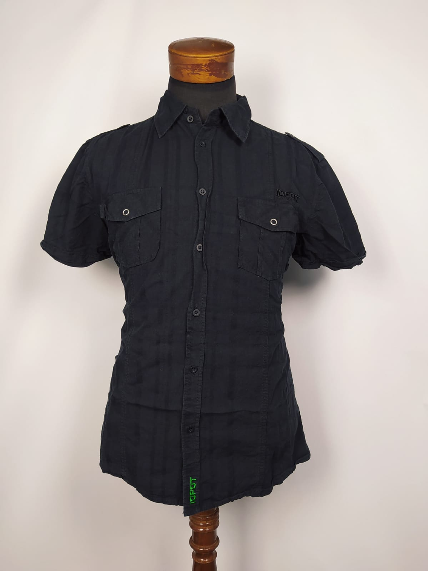 Camisa negra manga corta INPUT TALLA XL 1