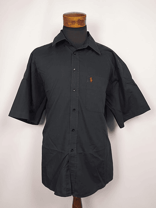 Camisa negra manga corta Polo Ralph Lauren TALLA XXL