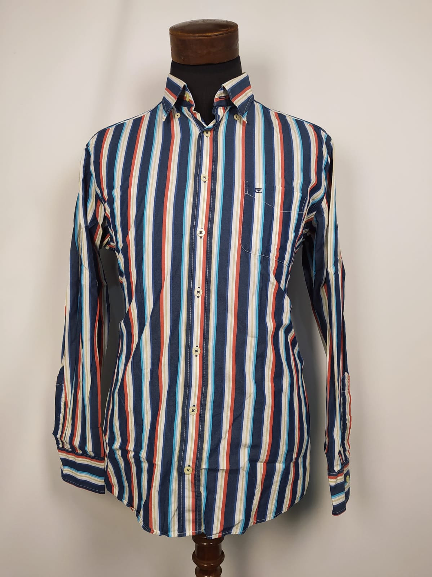 Camisa a rayas multicolor TALLA L 1