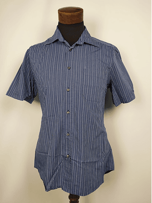 Camisa a rayas azul TALLA M