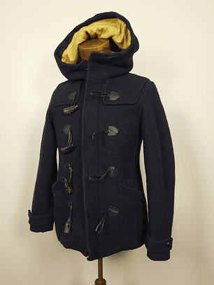 Abrigo montgomery lana premium azul TALLA S Slim fit 