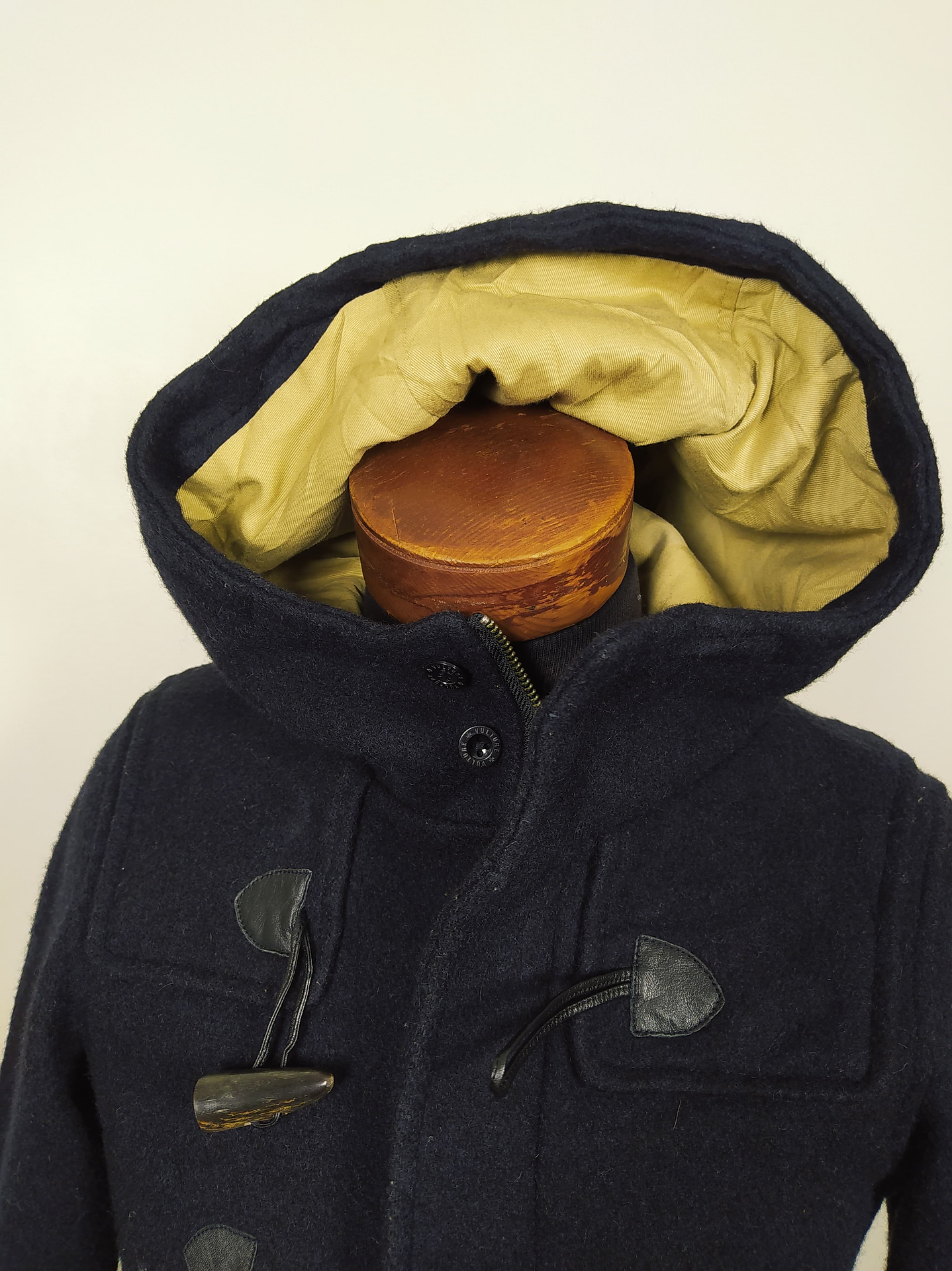 Abrigo montgomery lana premium azul TALLA S Slim fit  4