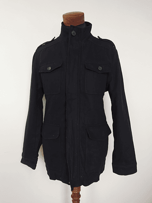 Abrigo Dockers lana premium negro TALLA XL