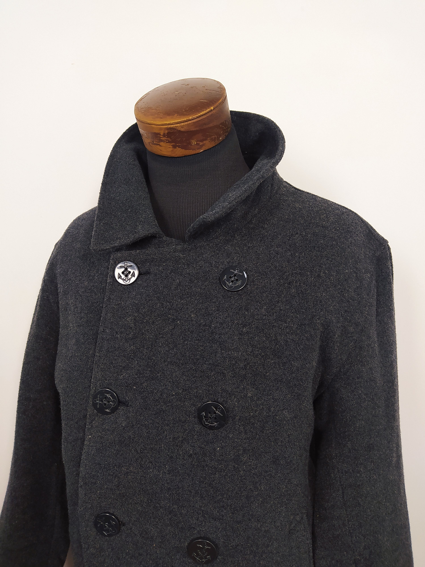 Abrigo marinero Clockhouse lana premium TALLA L 3