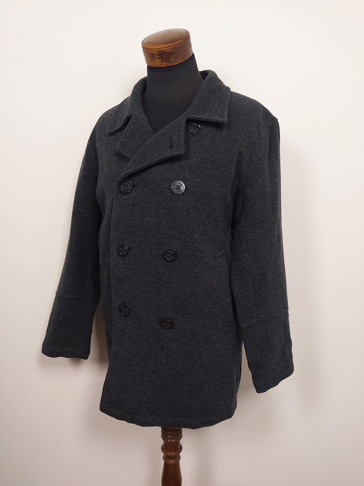 Abrigo marinero Clockhouse lana premium TALLA L 1